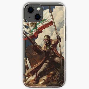 Fallout NCR Ranger Flag Fan Art Poster iPhone Case